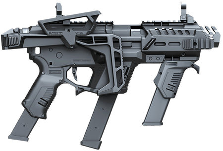 Recover Tactical PIXPMGFST01 P-IX+MG PG9 SR20 Metal Front Guard with Folding Stock Black