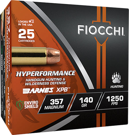 Fiocchi Hyperformance Hunt .357 Magnum 140 gr CSHP ammo