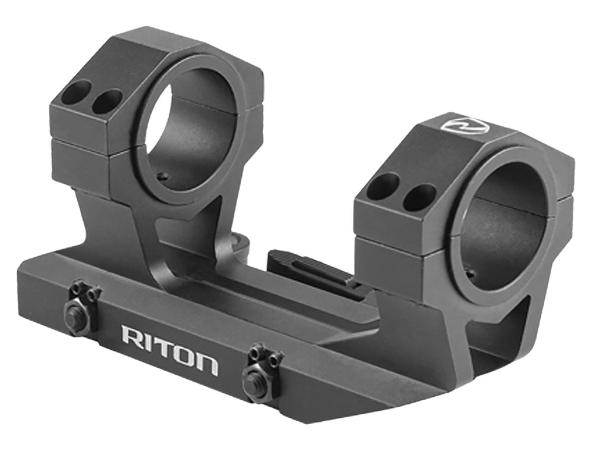 Riton Optics X34QD Cantilever QD Scope Mount/Ring Combo Black Anodized 34mm Picatinny