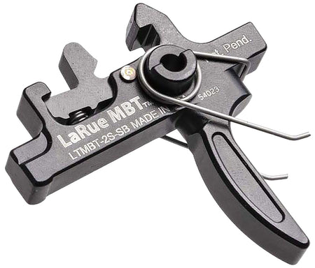 LaRue Tactical MBT-2S-SB Two-Stage Straight Trigger Black for AR10/AR15