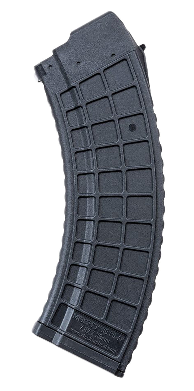 Xtech Tactical XTT1152BLKMAG47 Gen2 30-Round 7.62x39mm Waffle Magazine for AK-47 Black Stainless Steel