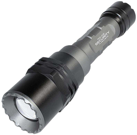 Police Security Long Throw Flashlight Gray 250/700 Lumens Rechargeable White LED