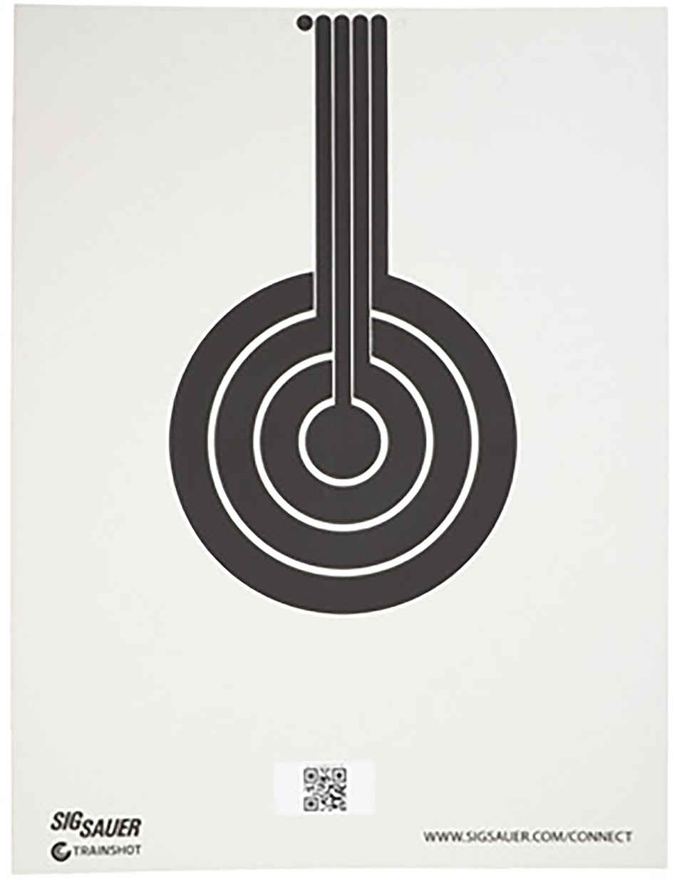 Sig Sauer SCT350 T300 Bullseye Replacement Hanging Target Black/White