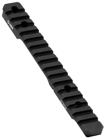 MDT 102357BLK 20 MOA Picatinny Scope Base Black Anodized Aluminum 11" for Howa 1500 Long Action