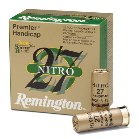 Remington Premier Nitro 27 Gold Handicap 12 Gauge 2.75 in / 2.75 in #7.5 1 oz