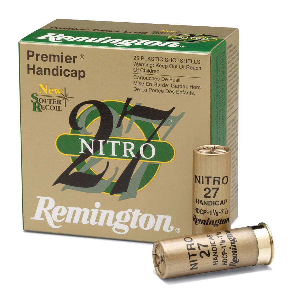 Remington Premier Nitro 27 Gold Handicap 12 Gauge 2.75 in / 2.75 in #7.5 1-1/8 oz