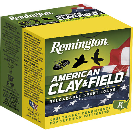 Remington American Clay & Field Sport Loads 12 Gauge 2.75 in / 2.75 in #7.5 1-1/8 oz