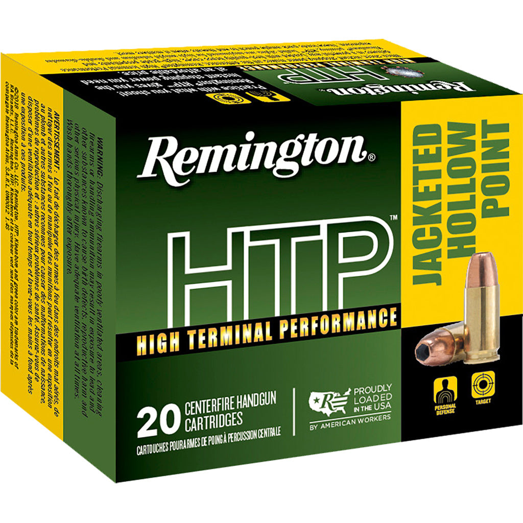 Remington 22303 HTP Semi Jacketed Hollow Point HP 125 Grain .38 Special