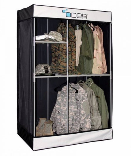 Odor Crusher Tactical Ozone Deluxe Flex Closet - Black