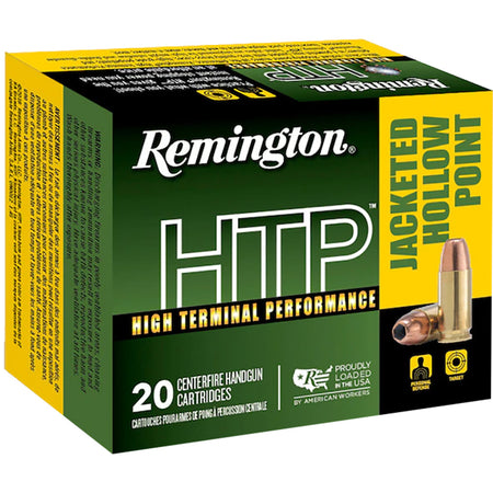 Remington 22306 HTP Jacketed Hollow Point JHP 155 Grain .40 S&W