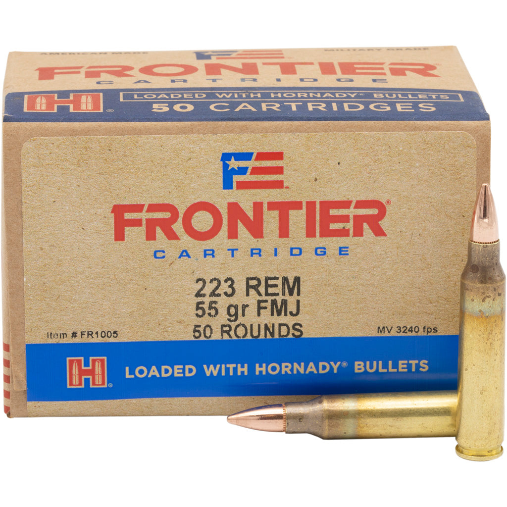 Frontier Cartridge Lake City Military Grade .223 Remington 55 gr FMJ ammo