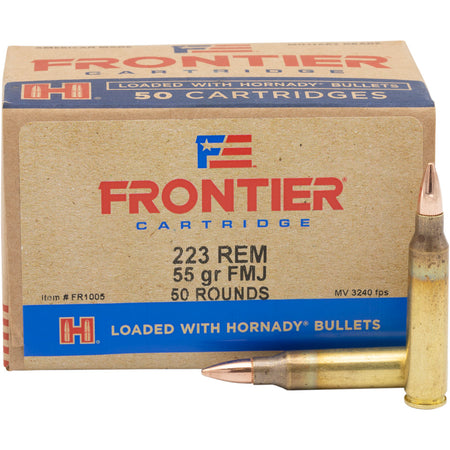Frontier Cartridge Lake City Military Grade .223 Remington 55 gr FMJ ammo