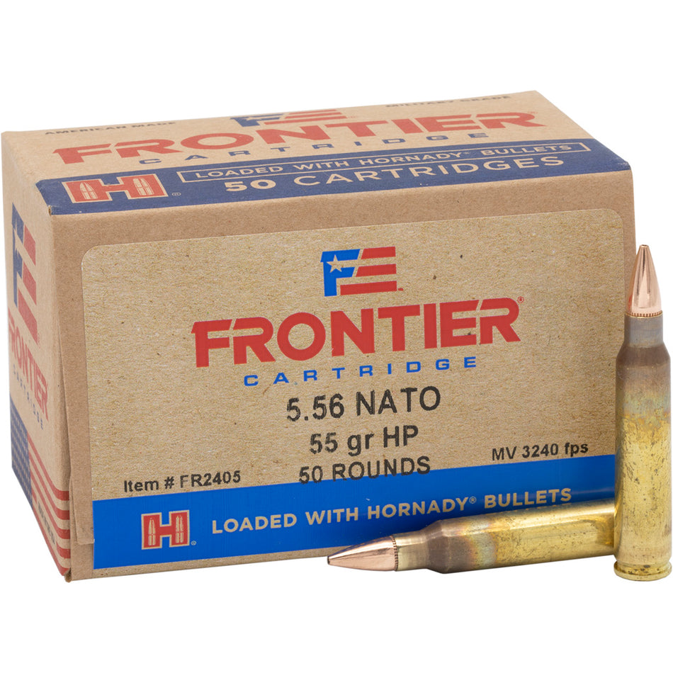Frontier Cartridge Lake City Centerfire Rifle Match 5.56x45mm NATO 55 gr BTHP ammo