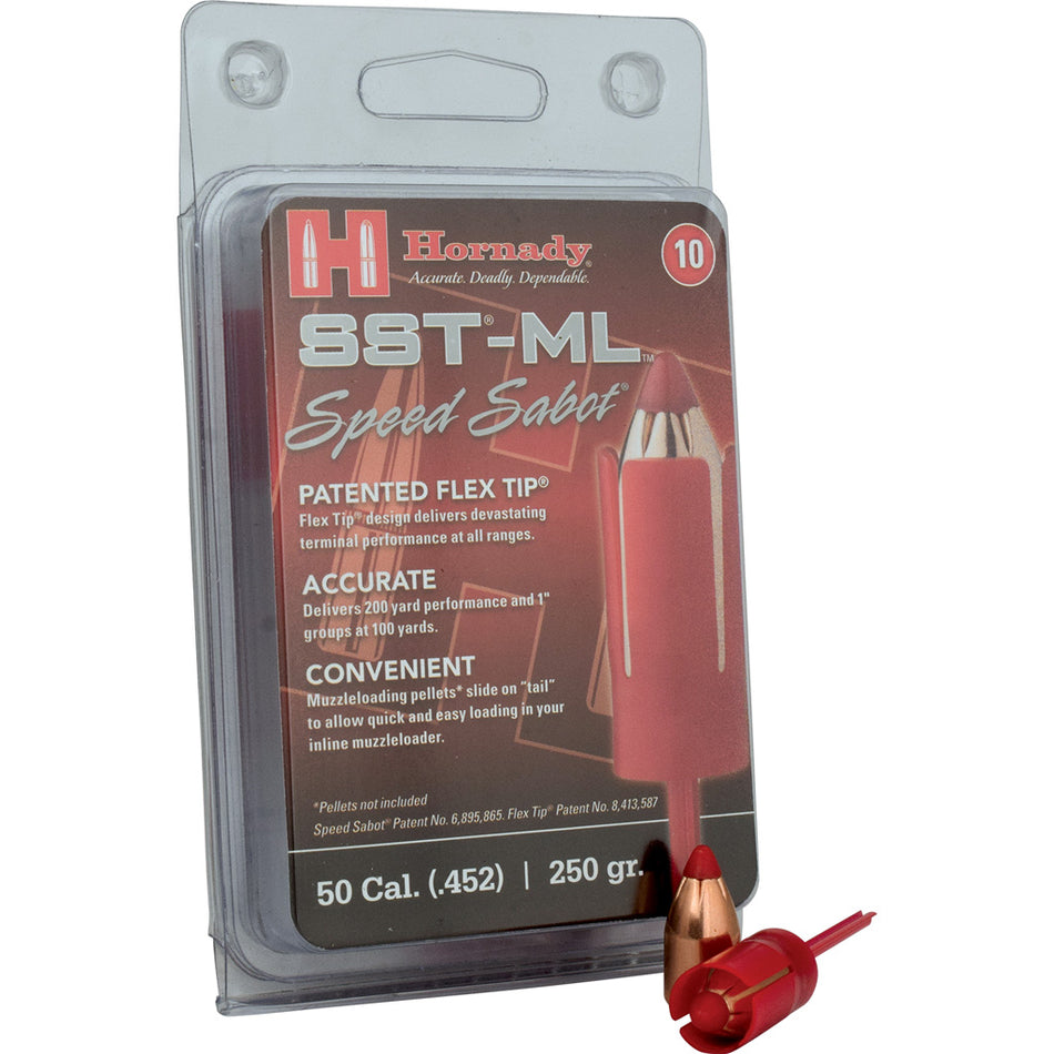 Hornady Muzzleloading Lock-N-Load Sabots with SST Bullets 50 Cal. 250 gr. Speed Sabot 10 rd.