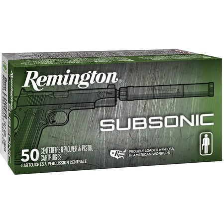 Remington Subsonic 9mm Luger / Parabellum 147 gr TMC ammo
