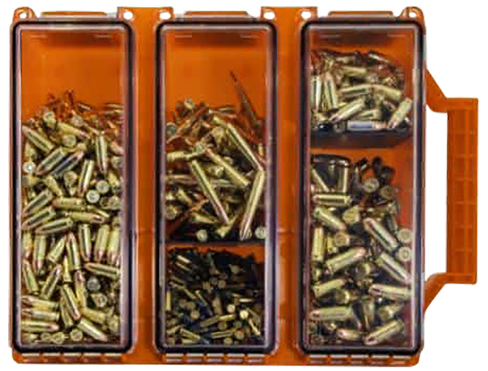 Berry's 88664 Tri-Can Triple Ammo Storage Can Orange Plastic