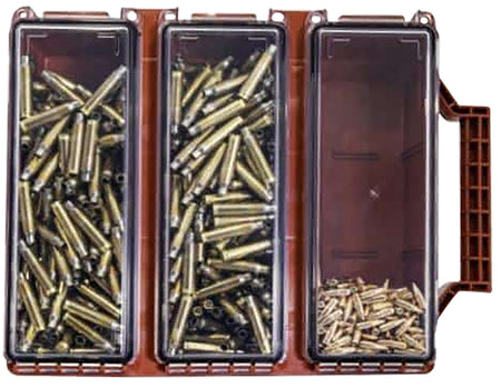Berry's 49667 Tri-Can Triple Ammo Storage Can Red Plastic