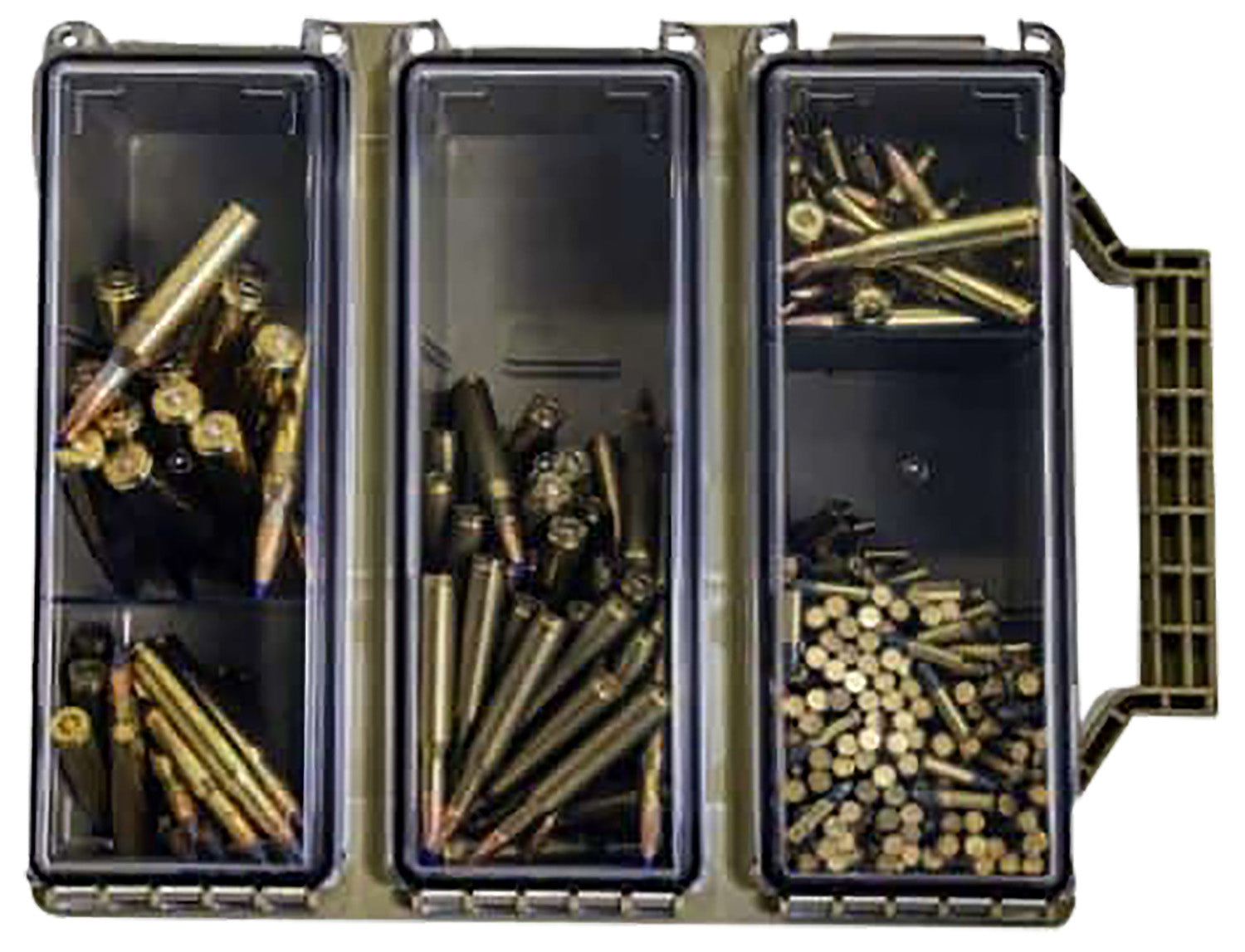 Berry's 33805 Tri-Can Triple Ammo Storage Can Tan Plastic