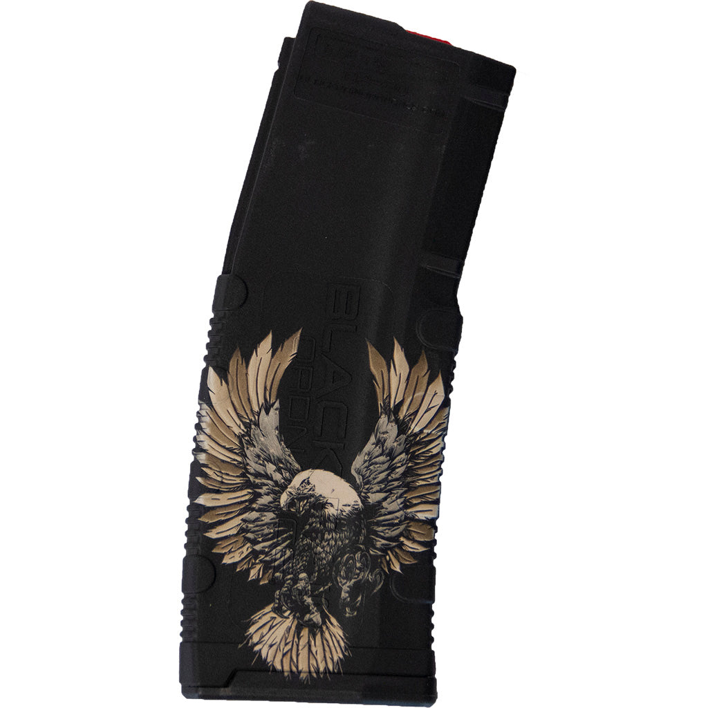 Black Rain Ordnance AR15 Laser-Etched American Flag Eagle Magazine 30 Round 5.56/.223