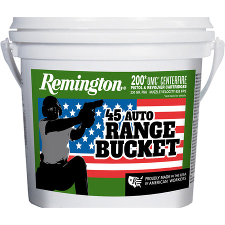 Remington UMC Range Bucket .45 ACP/Auto 230 gr FMJ ammo