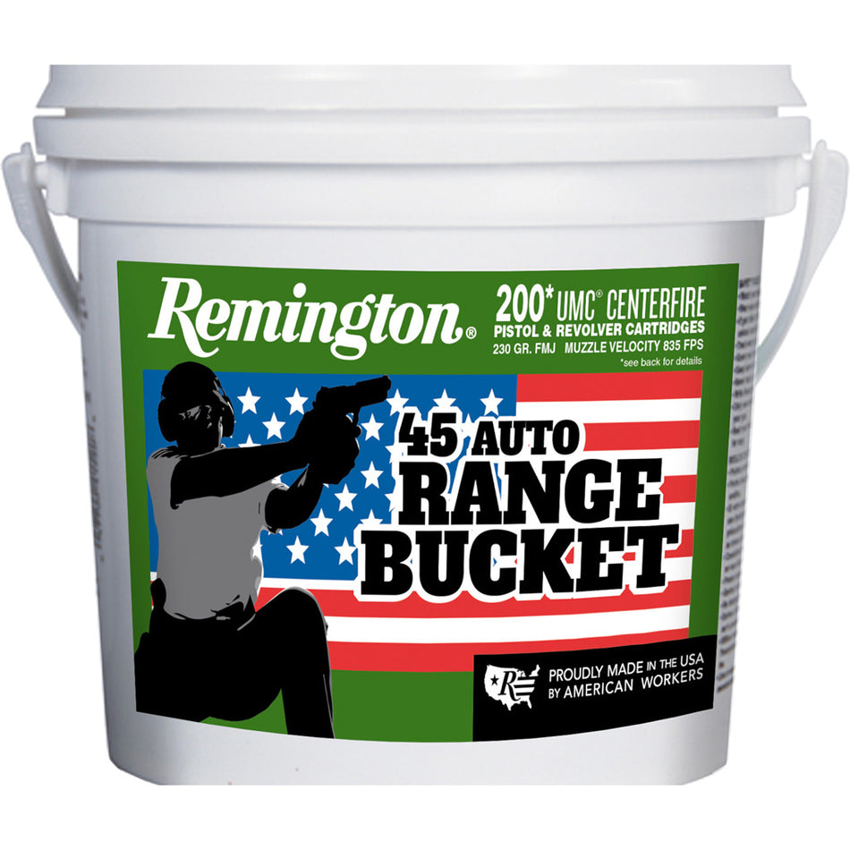 Remington UMC Range Bucket .45 ACP/Auto 230 gr FMJ ammo