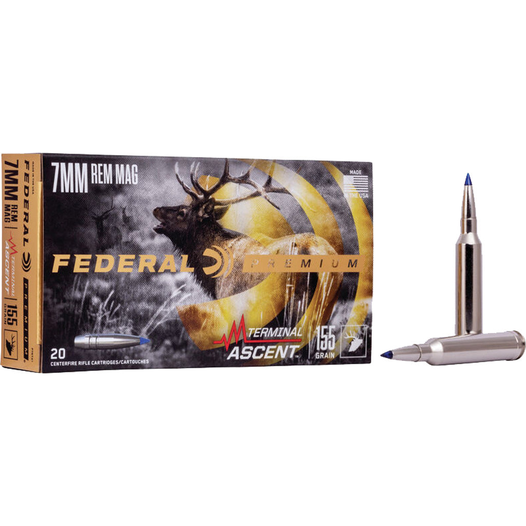 Federal P7RTA1 Premium Terminal Ascent  155 Grain 7mm Remington Mag