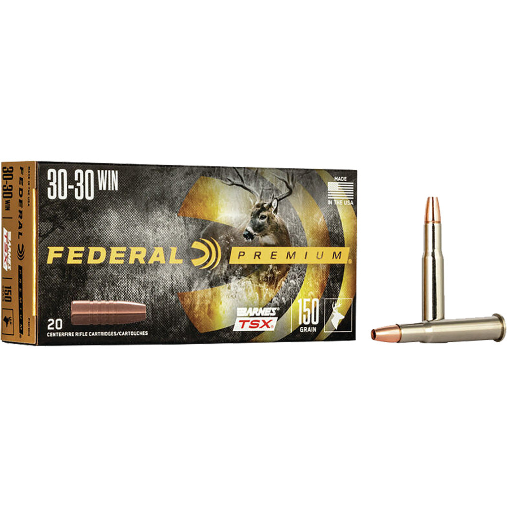 Federal P3030G Premium Barnes TSX  150 Grain .30-30 Winchester