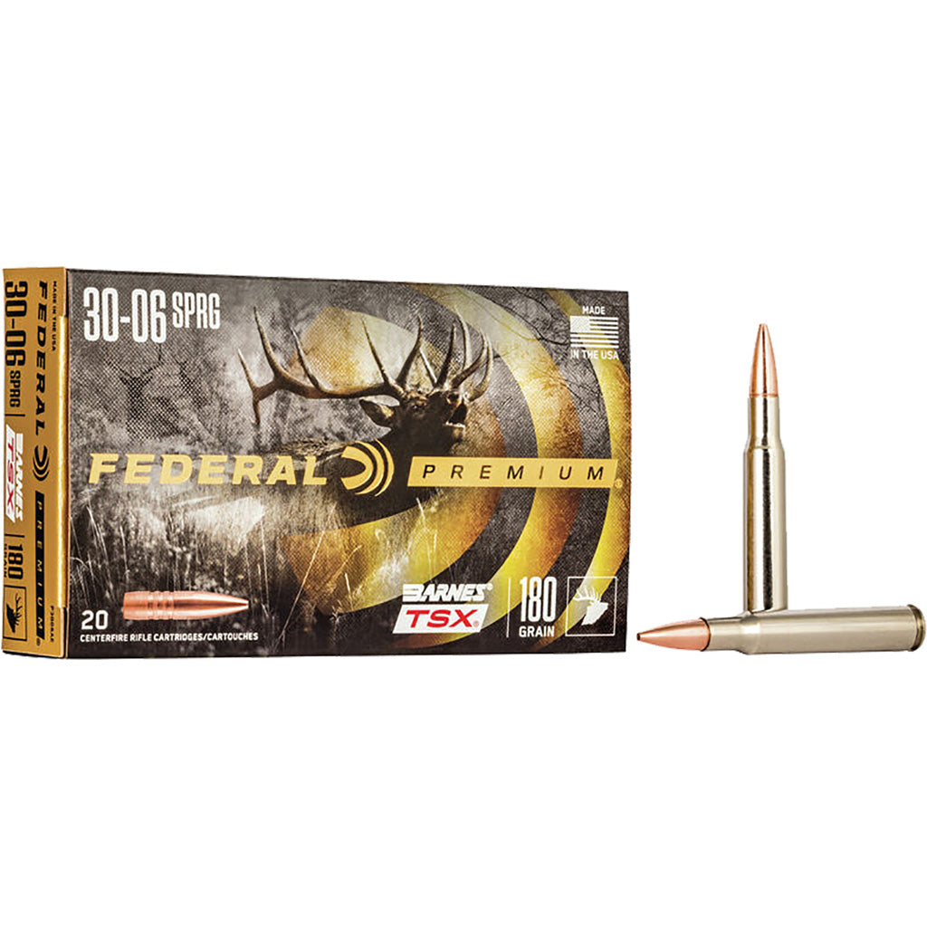 Federal P3006AE Premium Barnes TSX  180 Grain .30-06 Springfield