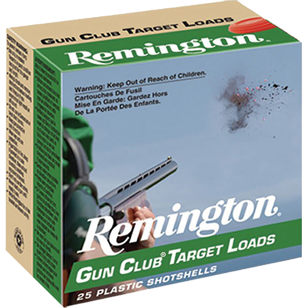 Remington Gun Club Target Loads Low Recoil 12 Gauge 2.75 in / 2.75 in #8 1-1/8 oz