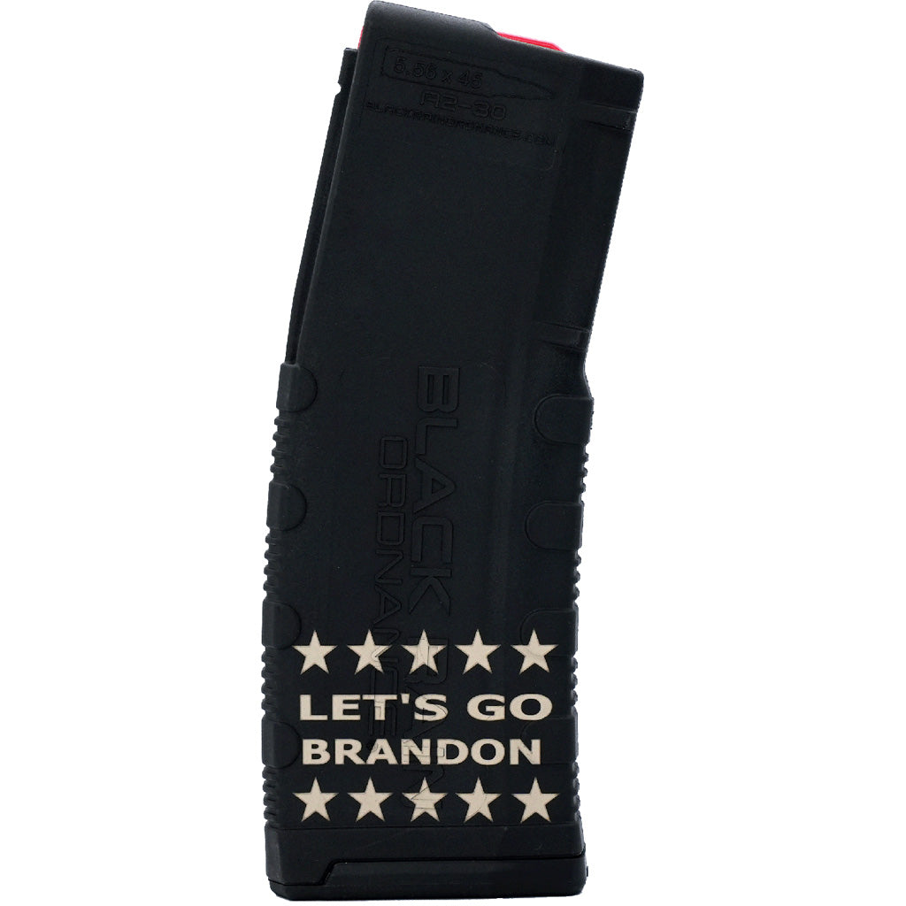 Black Rain Ordnance AR15 Laser-Engraved LGB Line of Stars Magazine 5.56/.223 30 Round