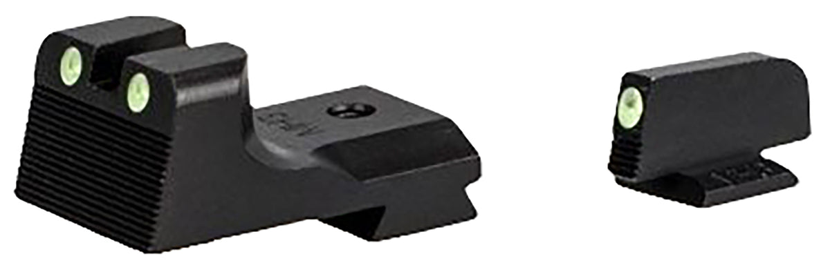 Kimber ML11230 1911 Ledged Night Sight Set, Green Tritium Black Outline