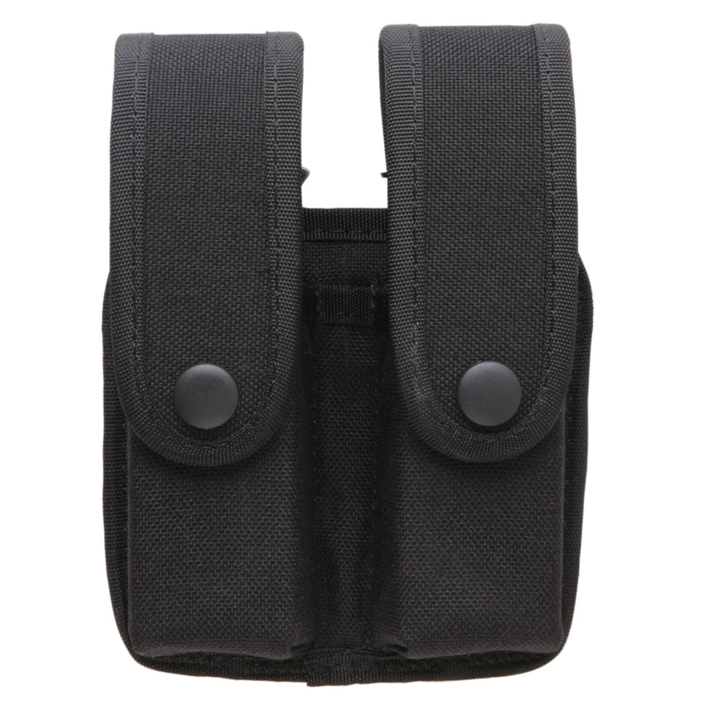 Uncle Mike's Mirage Double Stack Mag Case Basketweave Black