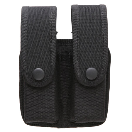 Uncle Mike's Mirage Double Stack Mag Case Basketweave Black