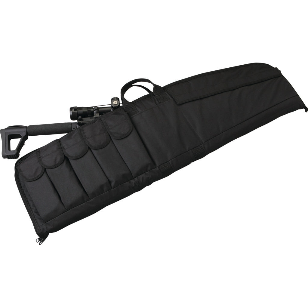 Uncle Mike's Tactical Rifle Case 41 in. Black with Mag Pouches