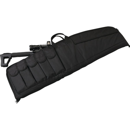 Uncle Mike's Tactical Rifle Case 41 in. Black with Mag Pouches