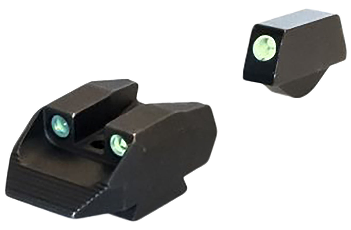 Kimber ML11231 K6S 3-Dot Green Tritium Night Sight Set, Black Outline