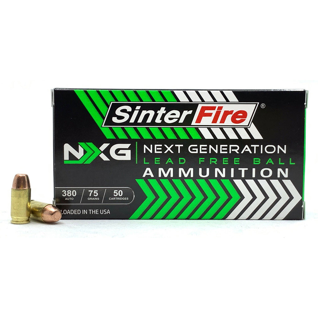 SINTERFIRE 380 AUTO 75GR FMJ LEADFREE