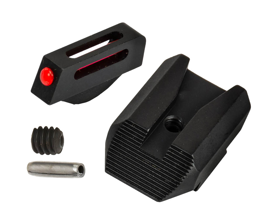 Kimber 4000153 K6s Fiber Optic Sight Set Red Front/Black Blank Rear