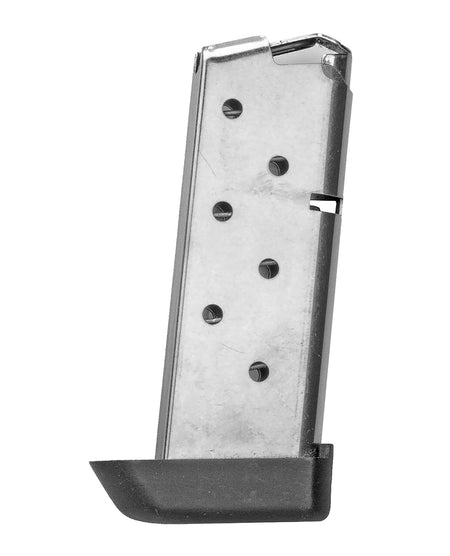 Kimber 1200164A Micro .380 ACP 7-Round Magazine with Base Pad Silver Stainless