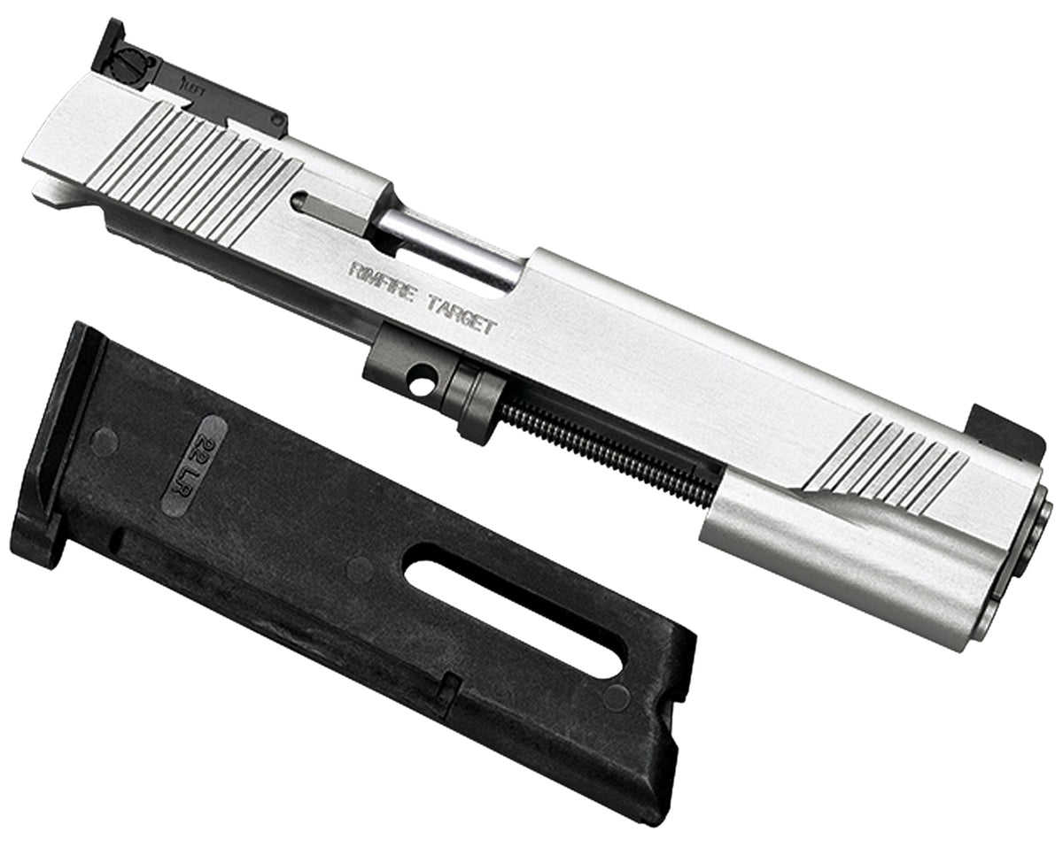 Kimber 1100044 1911 Rimfire Target Conversion Kit .22 LR Silver 10rd