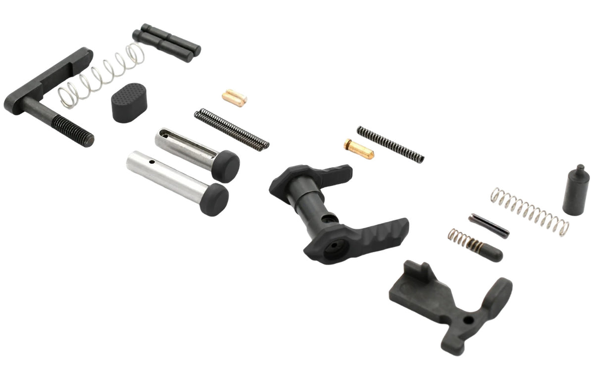 Timber Creek Outdoors GLPKBL Greyman Lower Parts Kit for AR-Platform Black