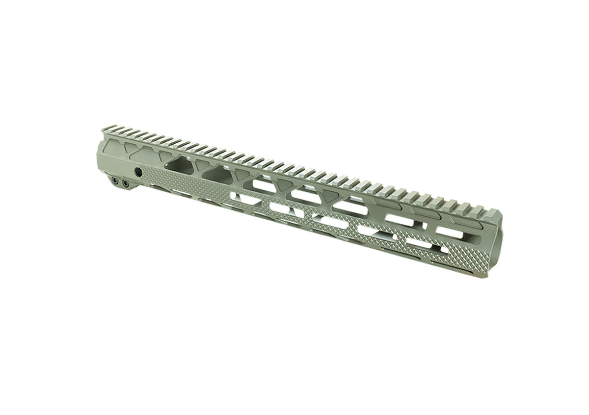 Timber Creek Outdoors G15HGS Greyman 15" M-LOK Handguard AR-15 Silver