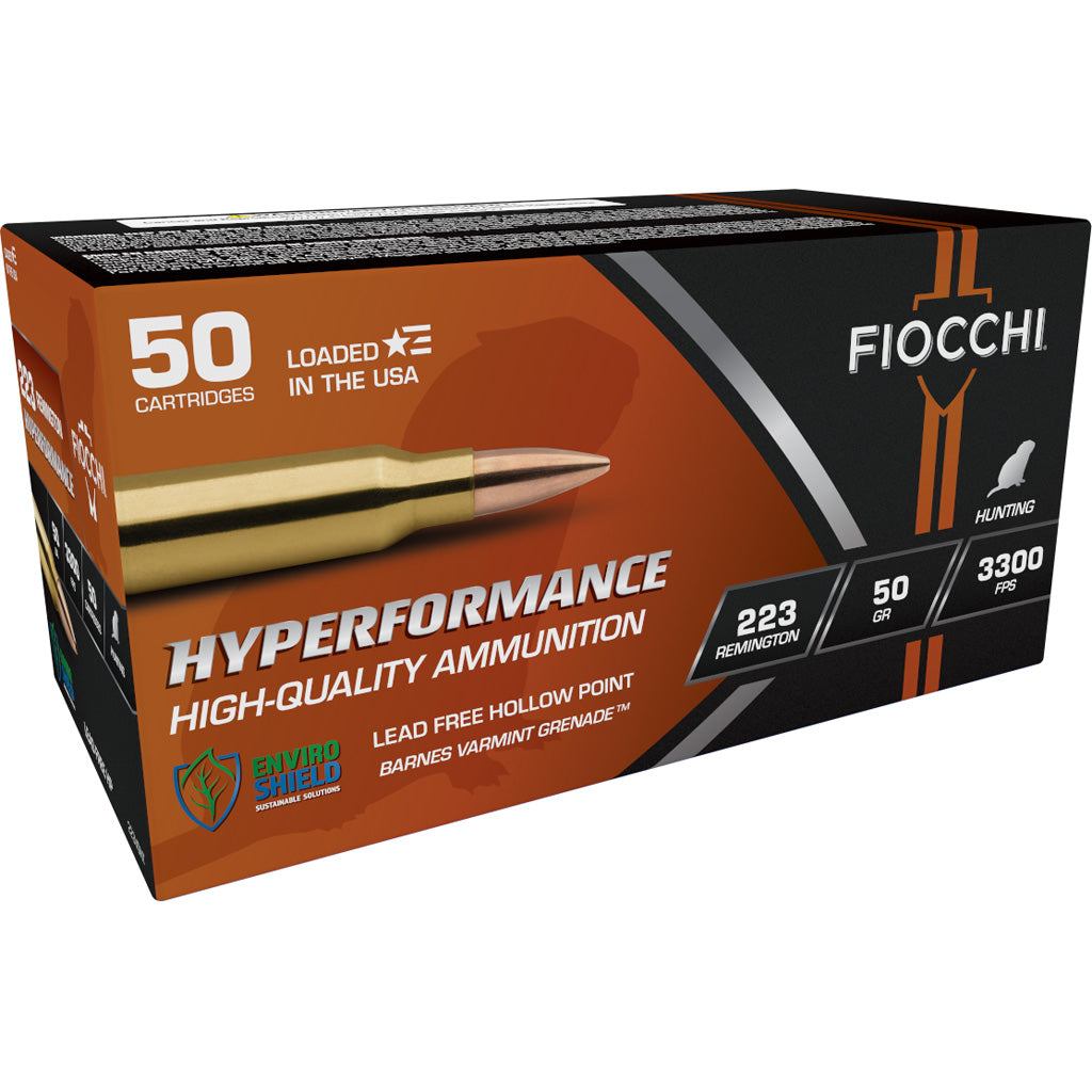 Fiocchi 223VGNT Hyperformance Barnes Varmint Grenade  50 Grain .223 Remington