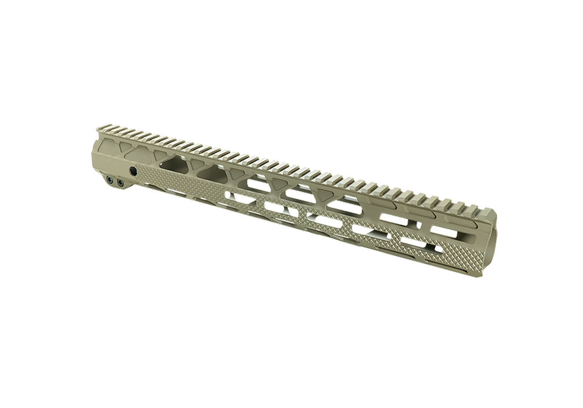 Timber Creek Outdoors G10HGF Greyman 10" M-LOK Handguard for AR-15 Billet Aluminum