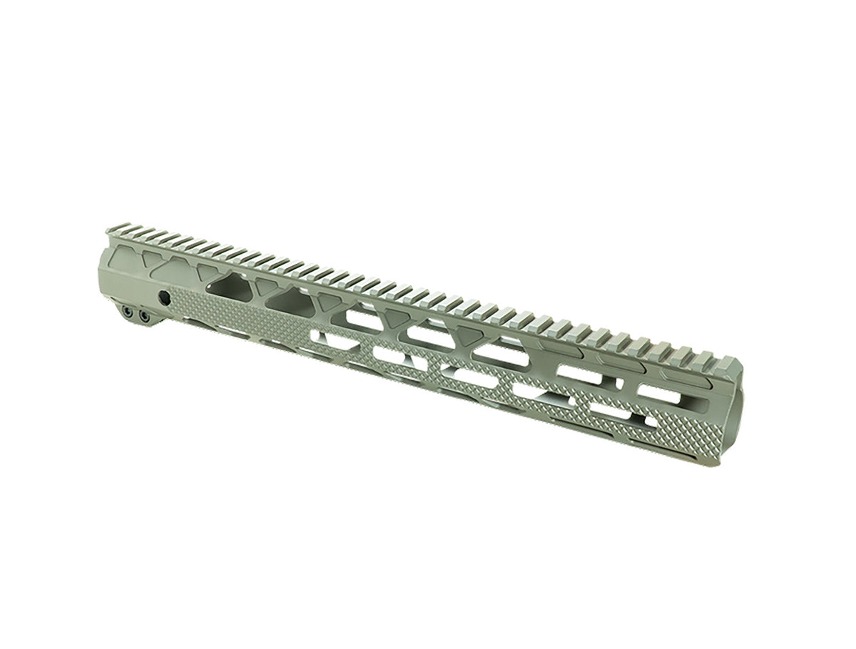 Timber Creek Outdoors G10HGS Greyman 10" M-LOK Handguard AR-15 Silver