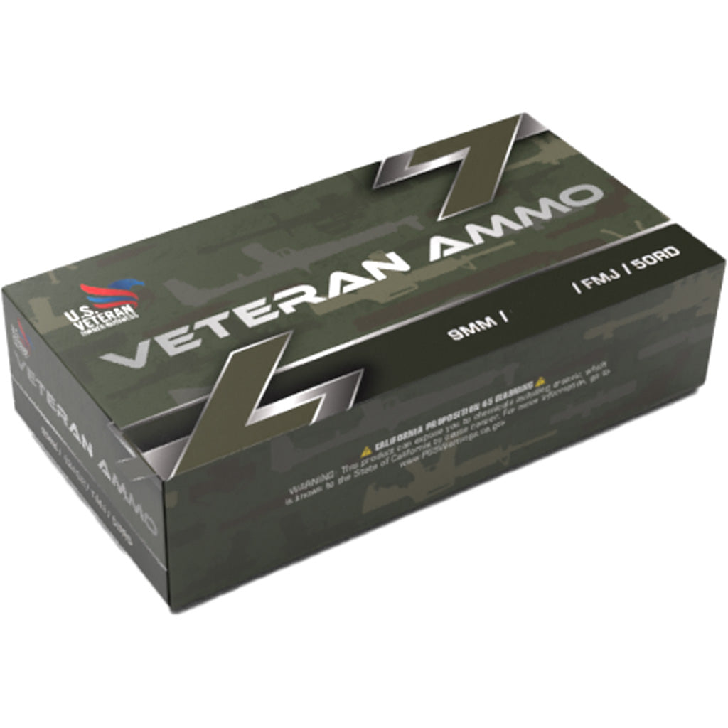 Veteran Ammo HMBX913 Hyperion Full Metal Jacket FMJ 115 Grain 9mm Luger/Parabellum