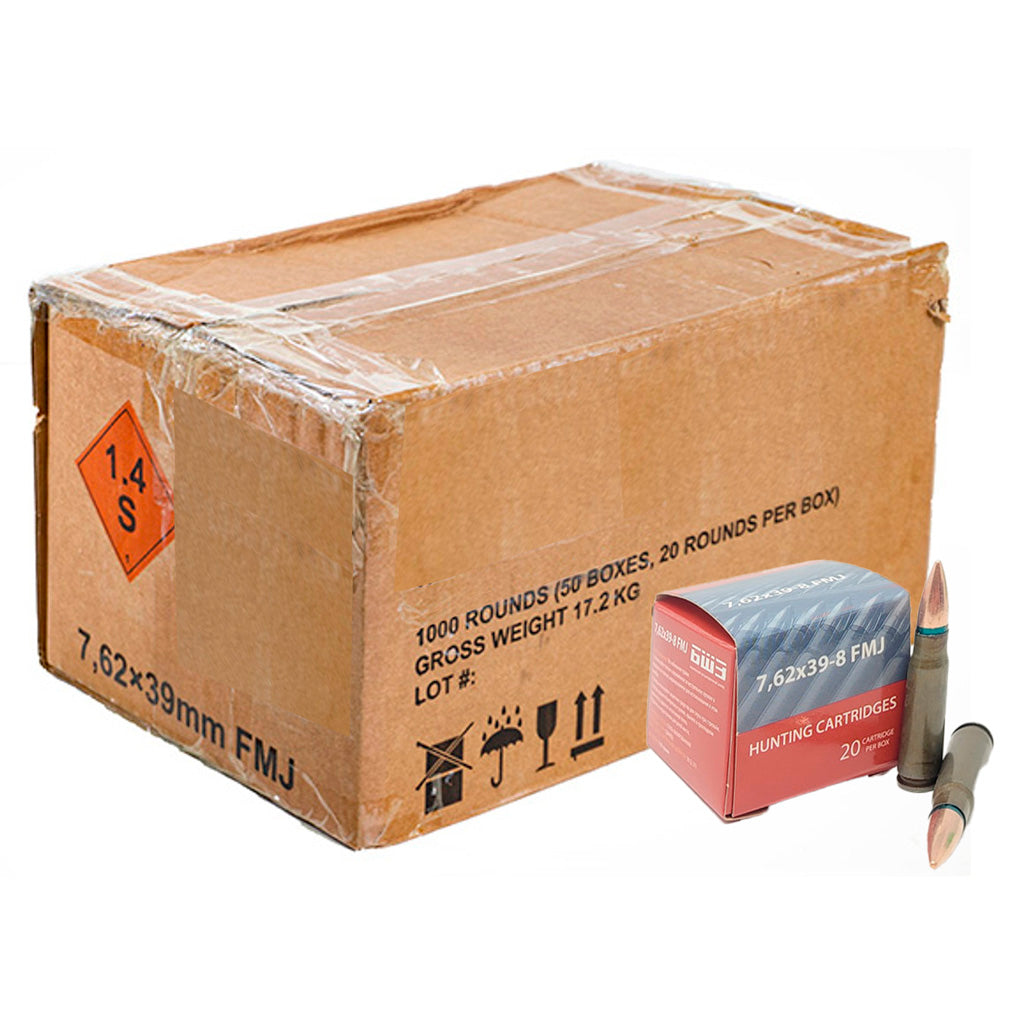 Century Arms BSP 7.62x39mm 122 gr FMJ ammo