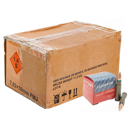 Century Arms BSP 7.62x39mm 122 gr FMJ ammo