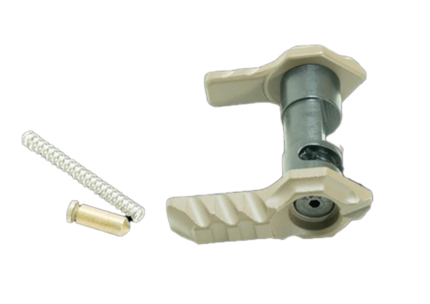 Timber Creek Outdoors Greyman Ambidextrous Safety Selector Desert Aluminum GAMBISSD
