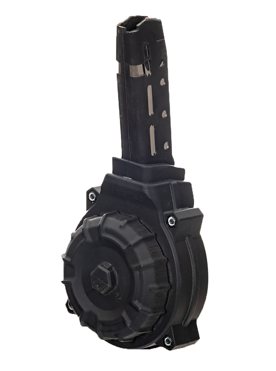 ProMag DRMA69 50-Round 10mm Glock 20 Drum Magazine Black Polymer